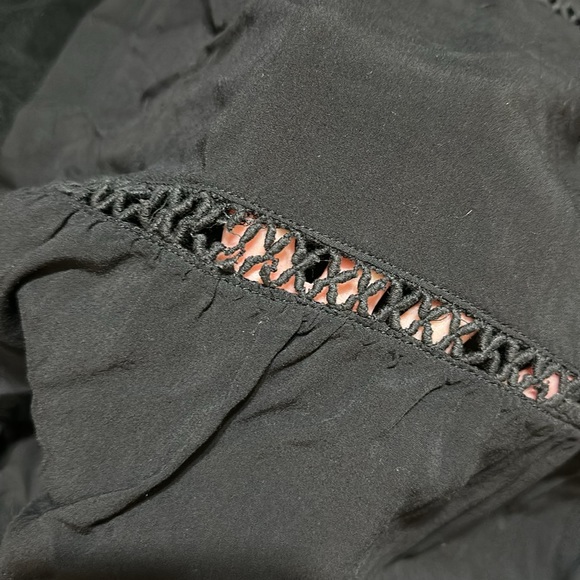 Gothic Boho Peasant Top, Med - Picture 5 of 5